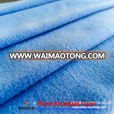 Permanent FR polyester brush fabric flannel fabric